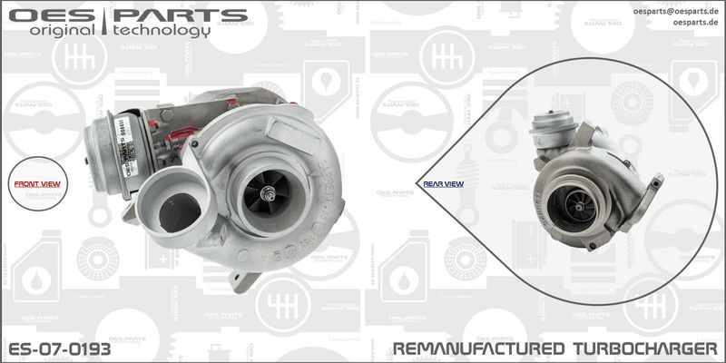 OES PARTS Компрессор, наддув ES-07-0193